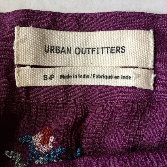 Urban Outfitters Harmony Fringe Purple Mini Skirt Size‎ Small - Picture 6 of 8